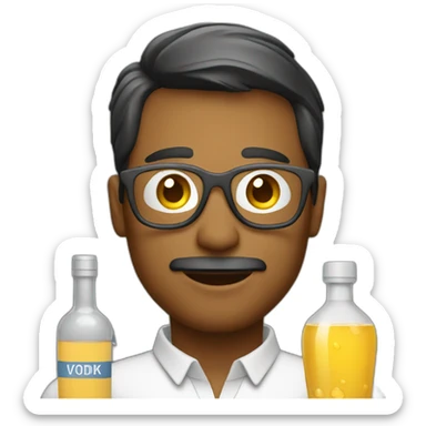 Product Owner with vodka sticker