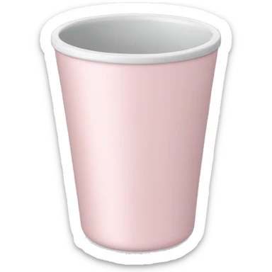 pale pink tumbler sticker