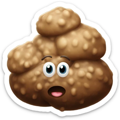 Poop sticker