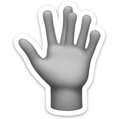 thing hand from the adams family sticker