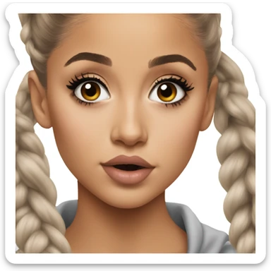 Hyper Realism Ariana Grande photo  sticker