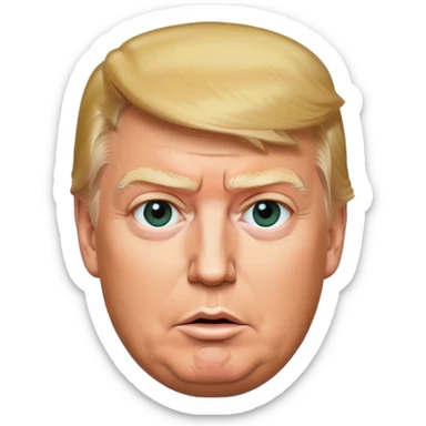 Poop as Donald trump sticker