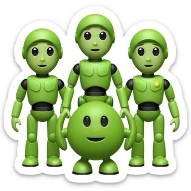 Toy Story little green men sticker