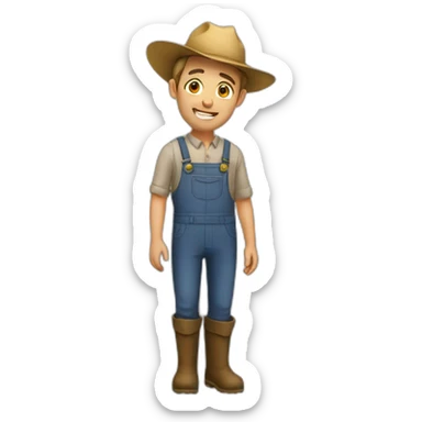Farmer sticker