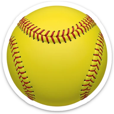 Softball sticker