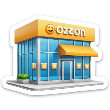 Ozon order pickup point sticker