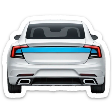 The car brand Polestar logo sticker