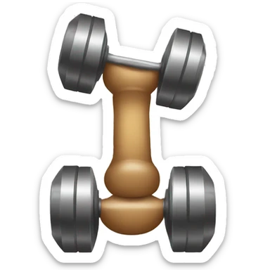 Dumbbell emoji sticker