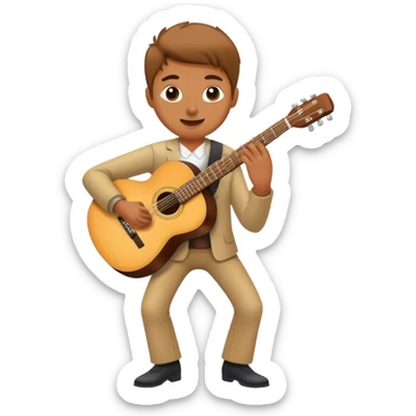 musician, instrument, guitar, piano, violin, performance, music, playing, melody, talent, sound, notes, skilled, artist, creativity sticker