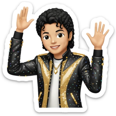 michael jackson doing the dab sticker