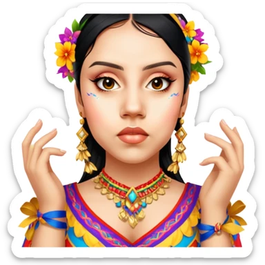 Traditional Dancer sticker