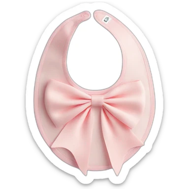 Bib elegant bow sticker