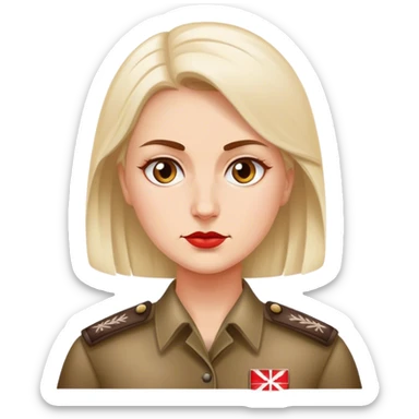 woman polish far-right nationalist sticker