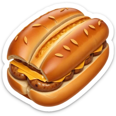 sausage bread only no sausage sticker