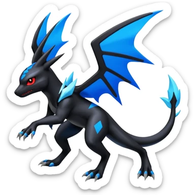 Salandit-Zekrom-Umbreon-Silvally-fusion (full body) sticker