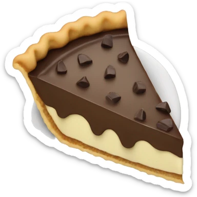Chocolate chip pie sticker