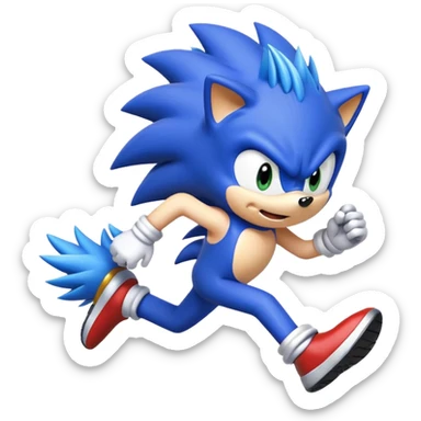 Sonic the hedgehog sticker