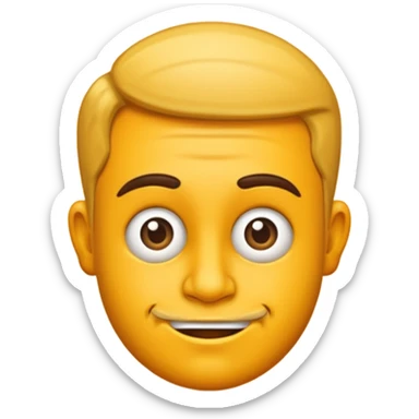 caricature style sticker