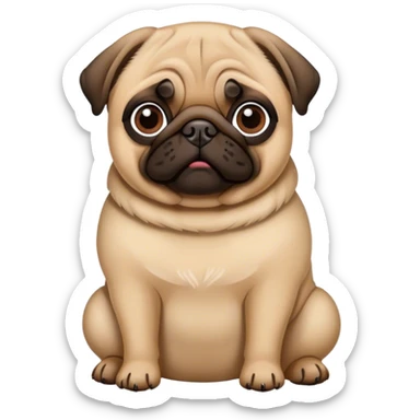 Pug sticker