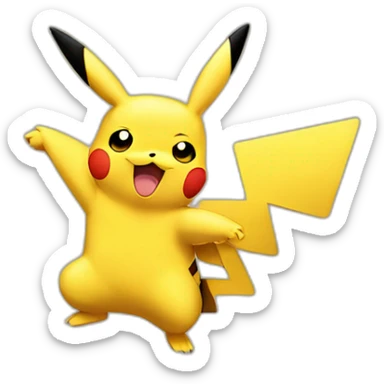 pikachu thumbs down emoji only with face, and thumbs down on one hand visible, no body sticker