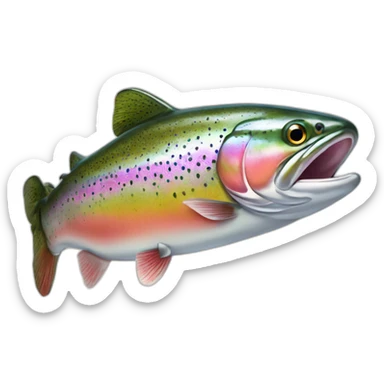 rainbow-trout sticker