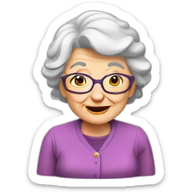Granny le jeux vidéo sticker