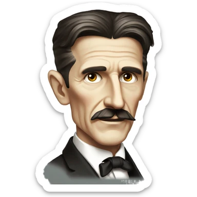 Nikola tesla sticker