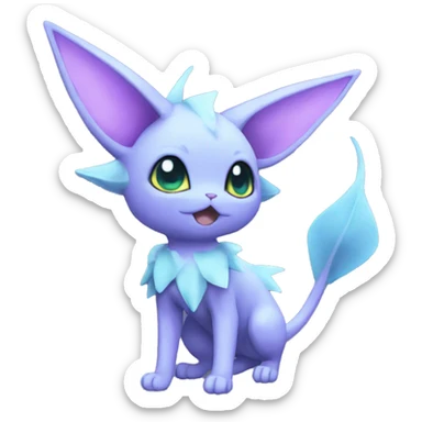 Espeon-Vaporeon full body sticker