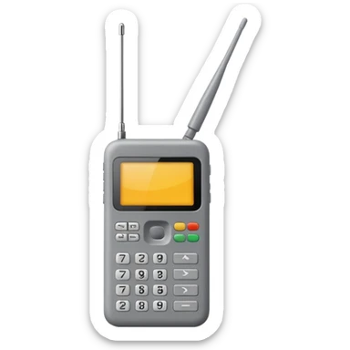 USSR mobile phone 1994 sticker