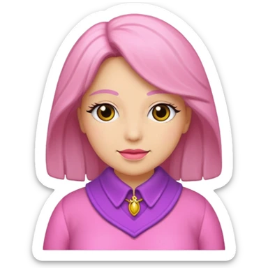 Camilla para terapias rosa sticker