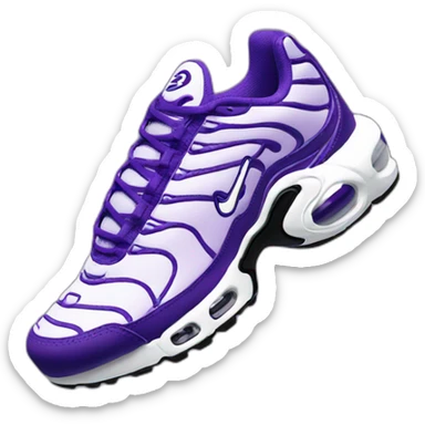 air max tn purple sticker