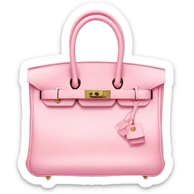  A baby pink birkin  sticker