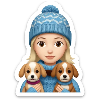 Winter Beanie Pet sticker