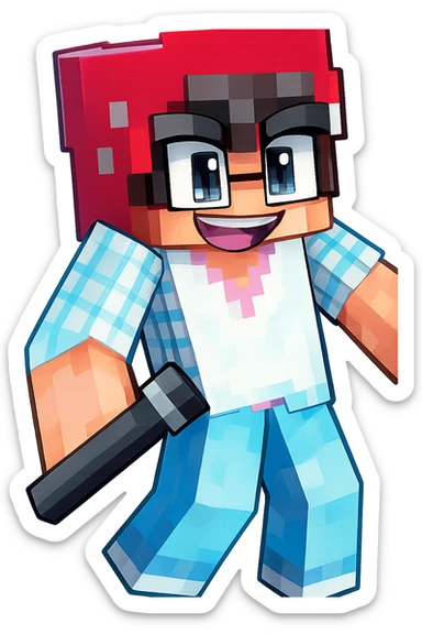 Extract every character from the picture. character including the clothes and accessories they are wearing, and place on a transparent background. Keep the original style and appearance exactly the same. and separately give me the each character picture. There is 3 character in this image. so you have to create 3 imaehgs

 sticker