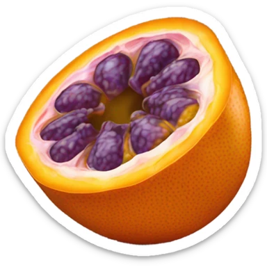 Passion fruit sticker