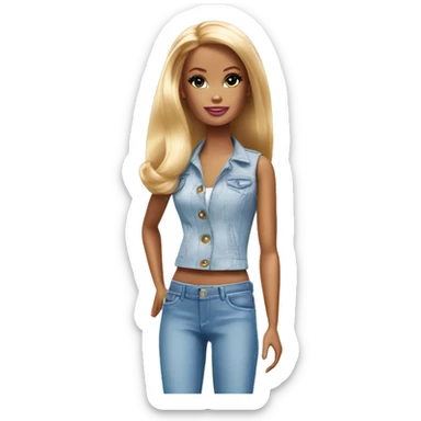 Barbie sticker