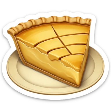Pie sticker