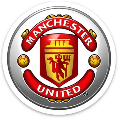 Create the emoji of Manchester united logo sticker