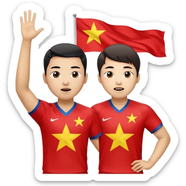 vietnam beating korrea sticker