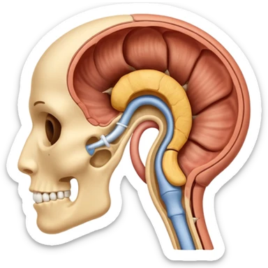 ear anatomy sticker