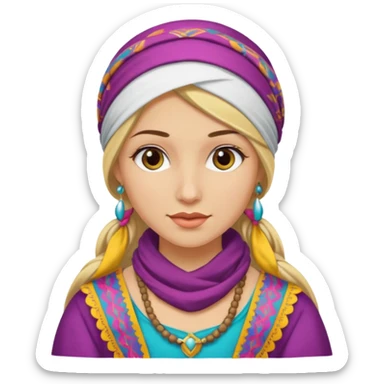 gypsy blonde  sticker