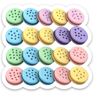 pastel oreos sticker