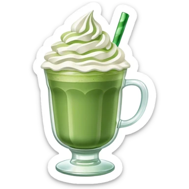 matcha frappuccino sticker