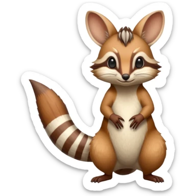 Numbat-Minccino-Munsharna-Munna-creature (full body) sticker