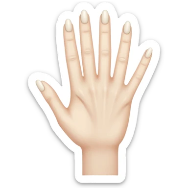 Wednesday hand from TV show (thing) sticker