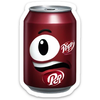dr pepper in boo sticker