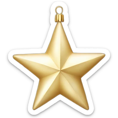 christmas decoration star sticker