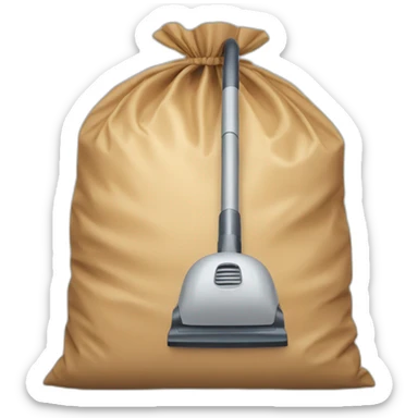 vacuum cleaner bag sticker
