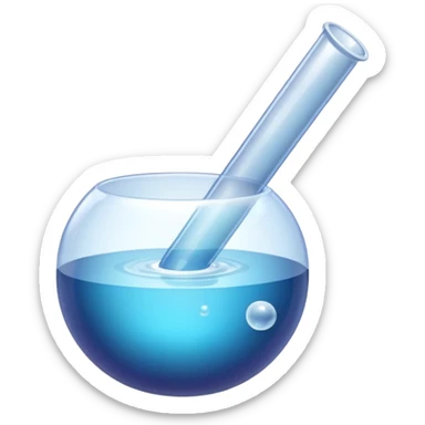 Bubble pipe made of quartz sticker