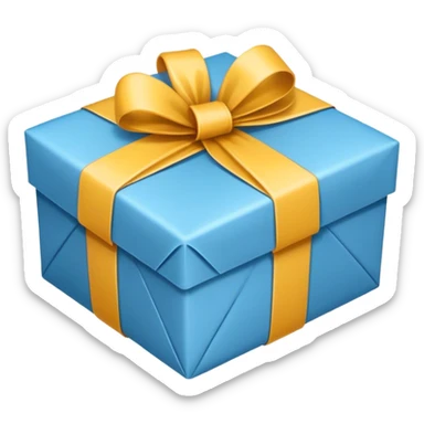 Gift wrapped with black rope sticker